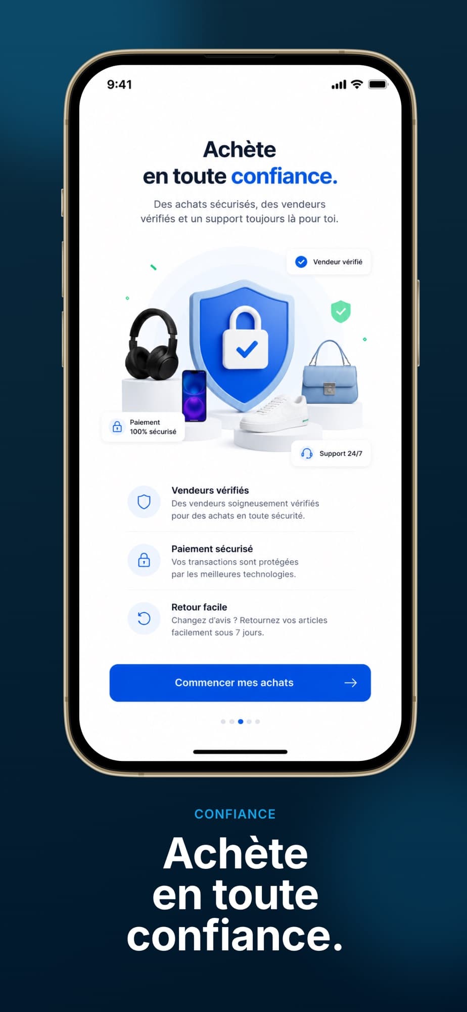 Capture officielle de l’application iPhone Bloop CI — écran 2